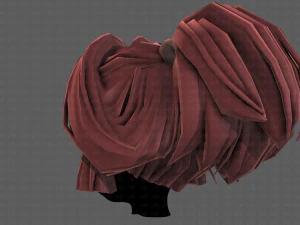 3d hair style for girl v83 3D Model