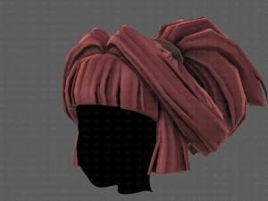 3d hair style for girl v83 3D Model