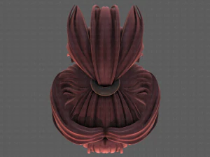 3d hair style for girl v83 3D Model