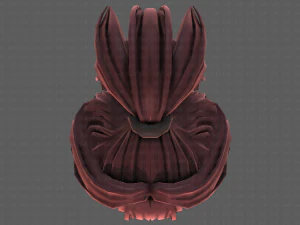 3d hair style for girl v83 3D Model