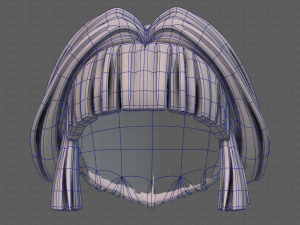 3d hair style for girl v83 Modelo 3D