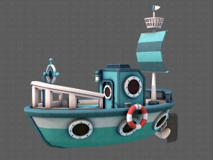 ship v01 3Dモデル