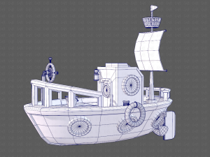 ship v01 3Dモデル