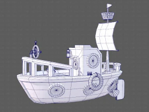 navio v01 Modelo 3D