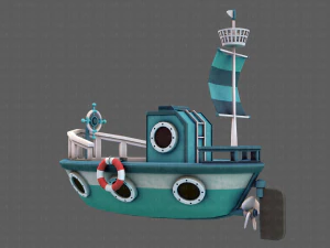 navio v01 Modelo 3D