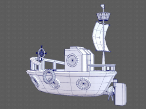 ship v01 3Dモデル