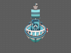 ship v01 3Dモデル