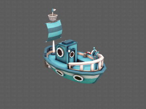 ship v01 3Dモデル