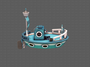 ship v01 3Dモデル