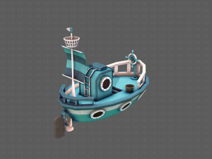 ship v01 3Dモデル