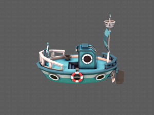 ship v01 3Dモデル