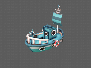 ship v01 3Dモデル