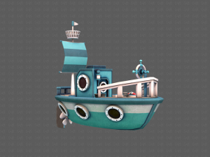 ship v01 3Dモデル