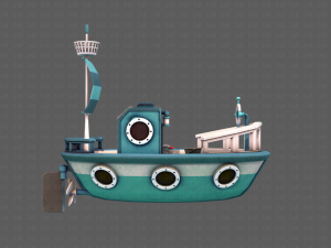 ship v01 3Dモデル