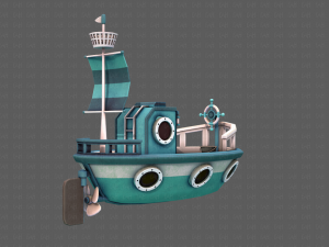 ship v01 3Dモデル