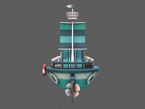 ship v01 3Dモデル