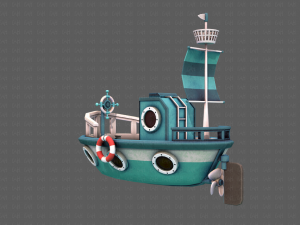 ship v01 3Dモデル