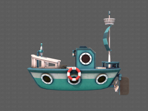 ship v01 3Dモデル