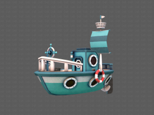 ship v01 3Dモデル