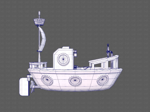 ship v01 3Dモデル