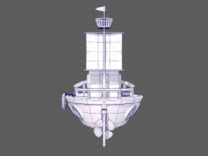 ship v01 3Dモデル