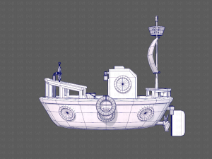 ship v01 3Dモデル