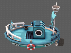 ship v01 3Dモデル