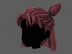 3d hair style for girl v85 3D 模型
