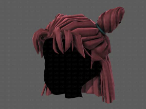 3d hair style for girl v85 3D Model