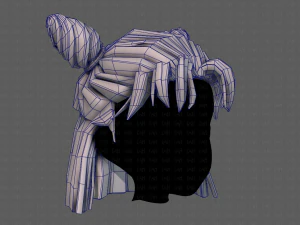 3d hair style for girl v85 3D Model