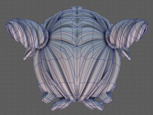 3d hair style for girl v85 3D Model