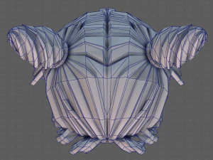 3d hair style for girl v85 3D Model