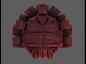 3d hair style for girl v86 3D Model