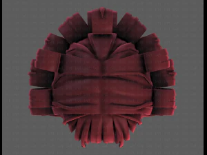 3d hair style for girl v86 3D Model