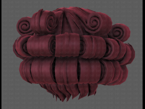 3d hair style for girl v86 3D-Modell