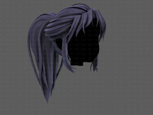 3d hair style for girl v87 3D Model