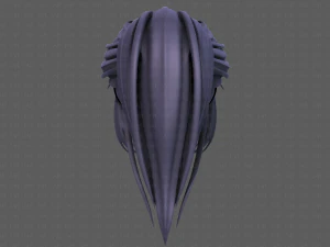 3d hair style for girl v87 3D Model