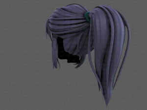 3d hair style for girl v87 3D Model