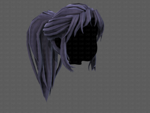 3d hair style for girl v87 Model 3D