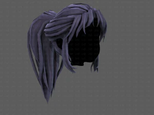 3d hair style for girl v87 3D Model