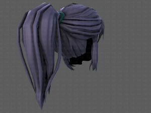 3d hair style for girl v87 3D Model