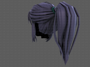 3d hair style for girl v87 Model 3D