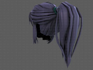 3d hair style for girl v87 3D Model