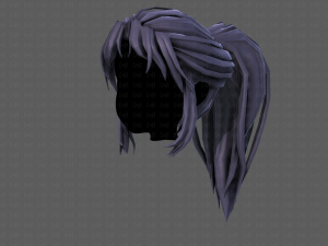 3d hair style for girl v87 Model 3D