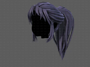 3d hair style for girl v87 3D Model