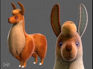 lama v01 Modello 3D