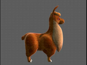lama v01 3D Model