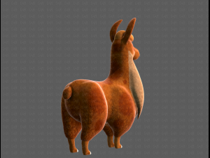 lama v01 3D Model