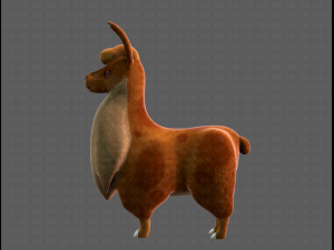 lama v01 3D Model