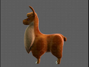 lama v01 3D Model